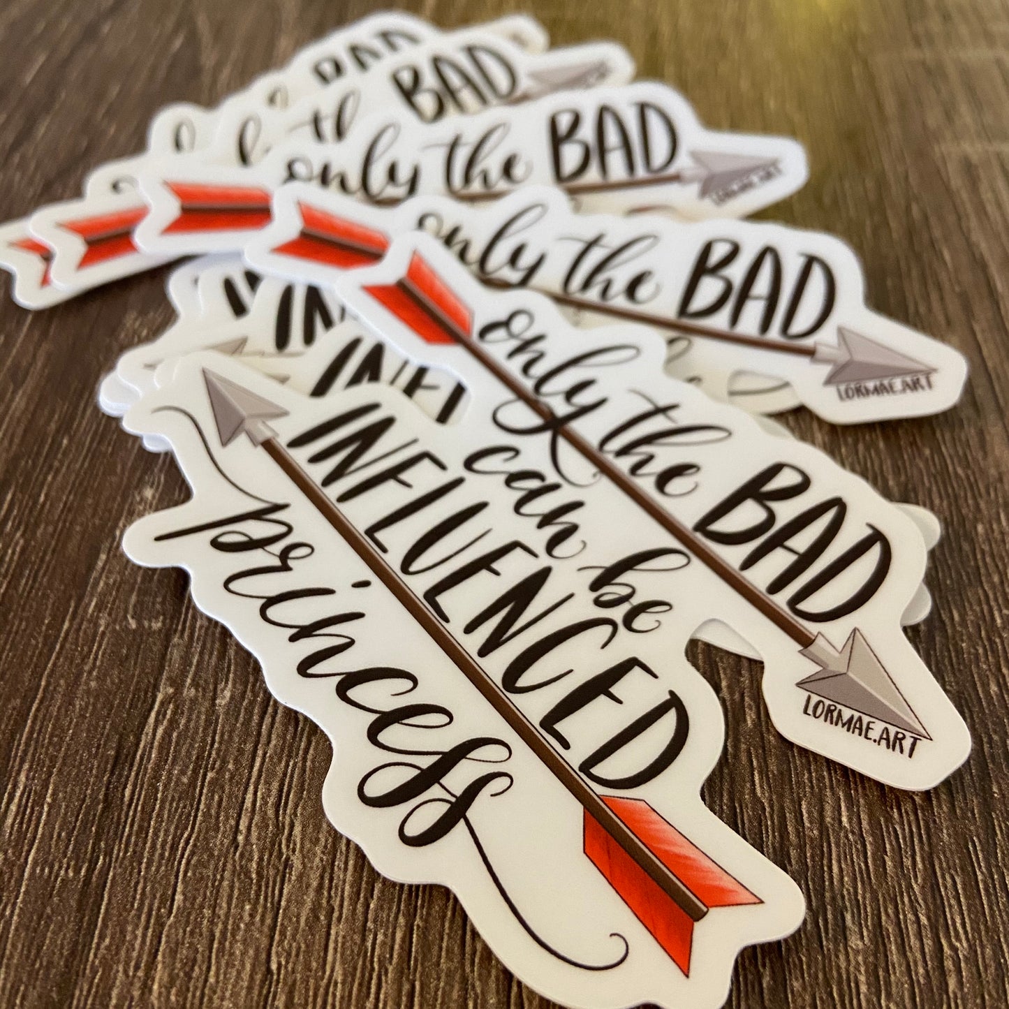 Only The Bad Vinyl Sticker