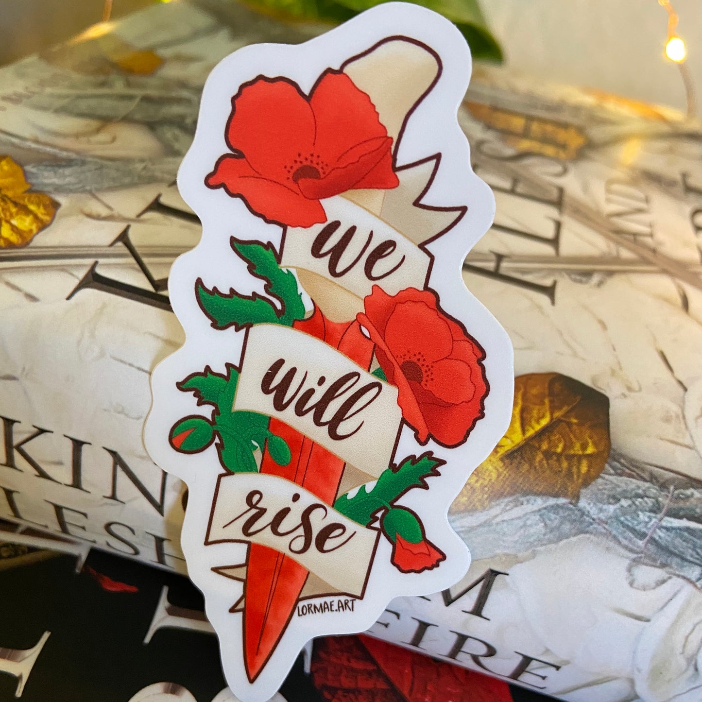 We Will Rise Vinyl Sticker