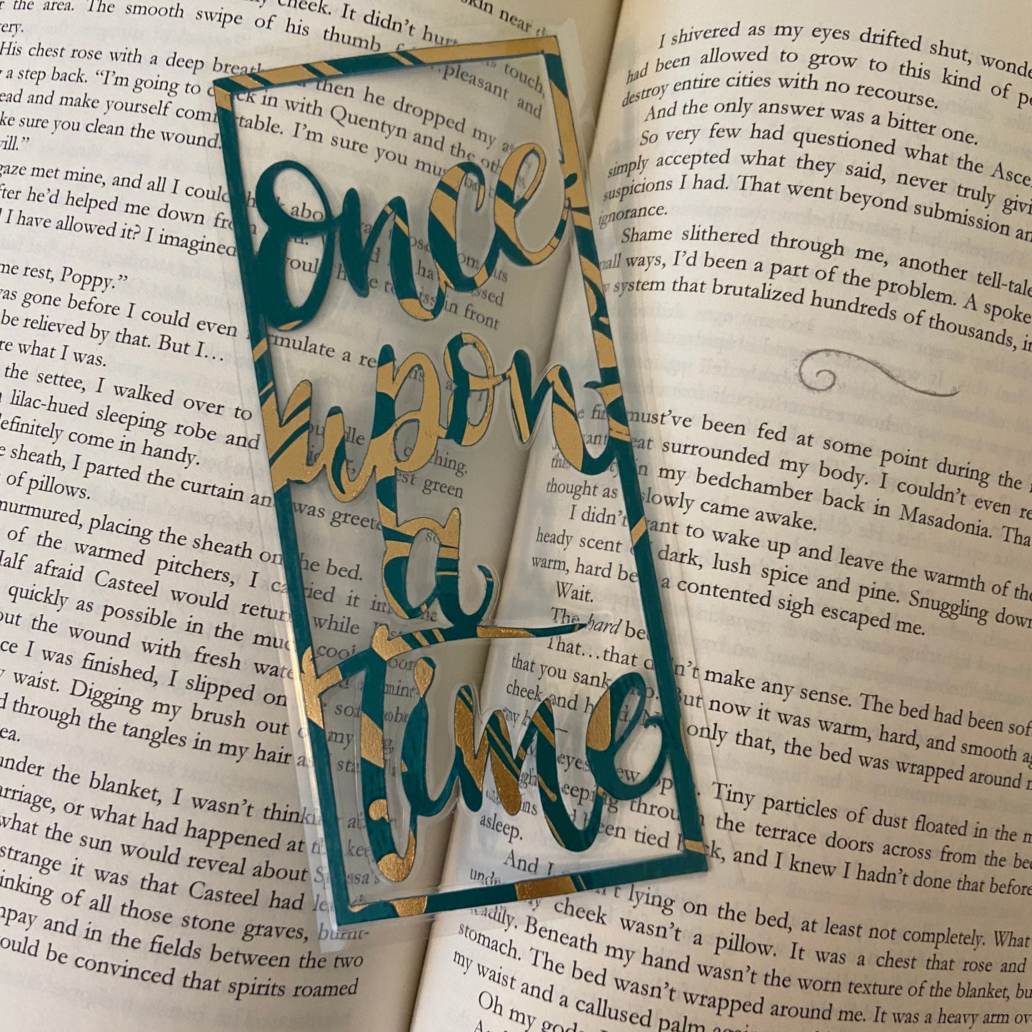 A Time Cutout Bookmark